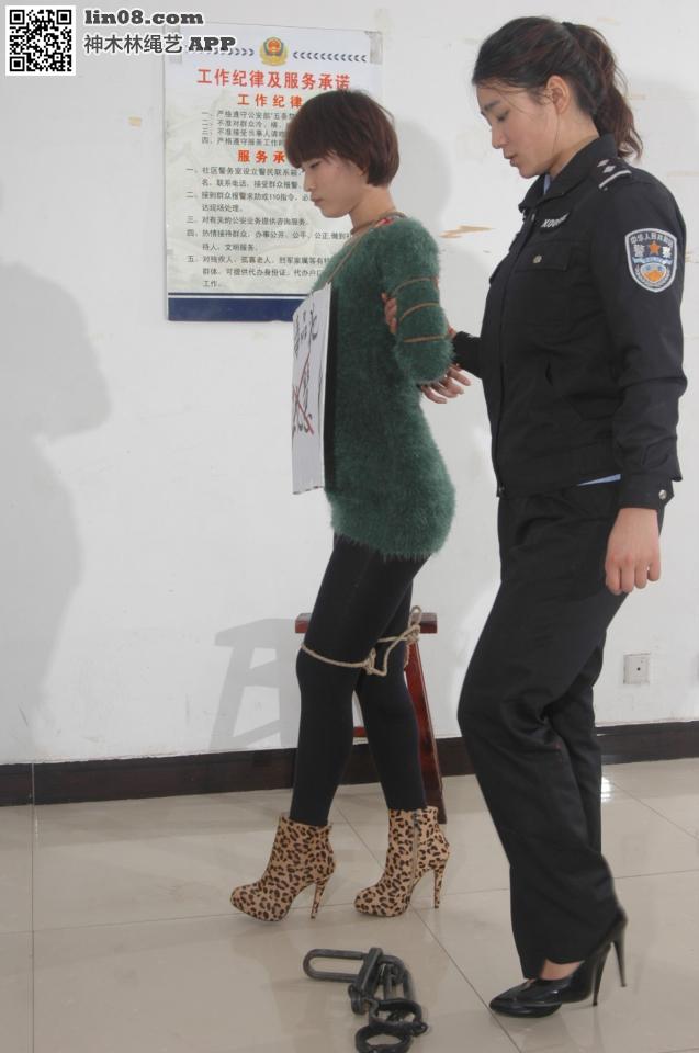 绑缚刑场 [高手缚（中式五花）,高跟鞋,中国女孩]