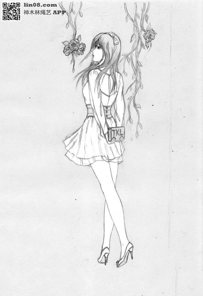 TKL Sketches - TKL unpublished sketch drawings [日本动漫,中国女孩]