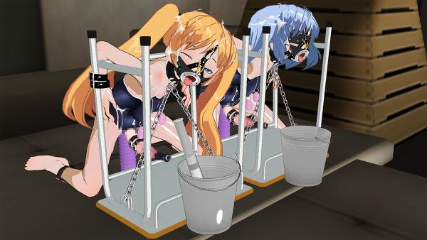  [swimsuit,Gag,Handcuff,Anklet,3D CG,Chinese shackle,Armbinder,LGBTQ]