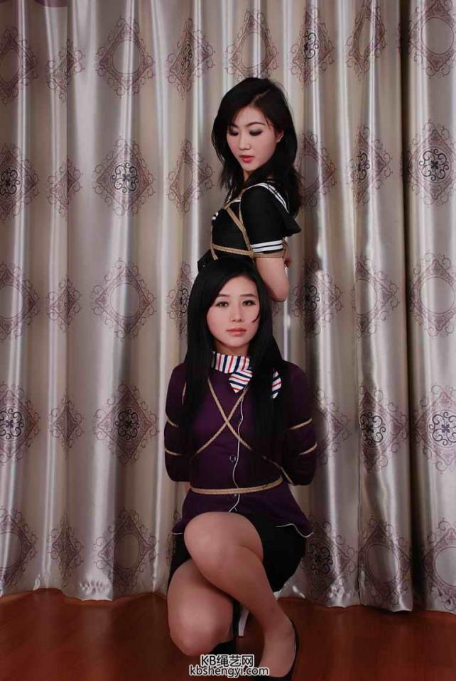 姐妹五花捆绑 - 姐妹花捆绑展示 [中国女孩]