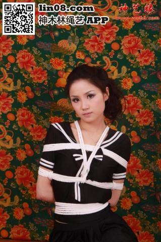 娜娜的水手服捆绑 [日式反绑,学生（水手服）,娜娜,胸缚,中国女孩]