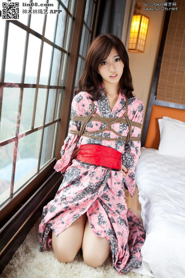  Color of Peach  [Kimono,桃华,Breast bondage]