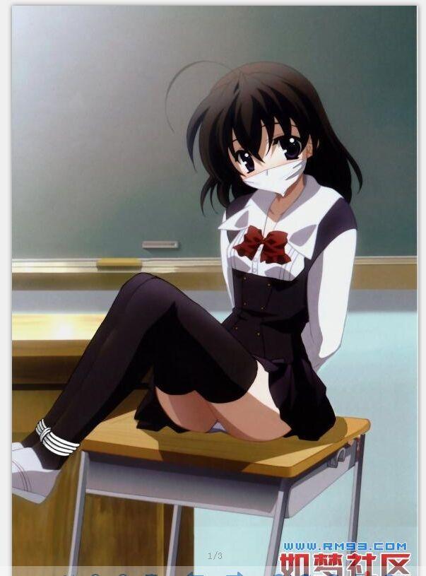 动漫绳艺 - 个人的收藏3 [Pantyhose,Gag,Japanese Anime,England student uniform,Stockings]