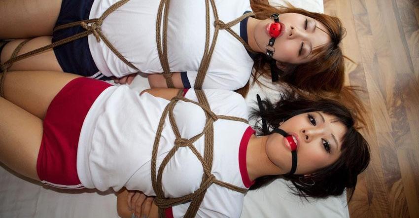 福利来一波 [日式反绑,堵嘴,日本美女,胸缚,百合女同,口球]