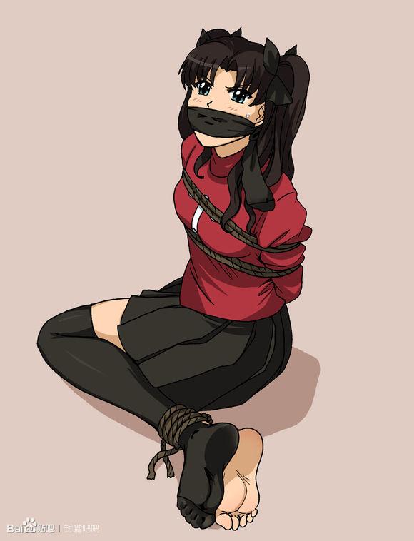 动漫捆绑少女 [丝袜,堵嘴,远坂凛]
