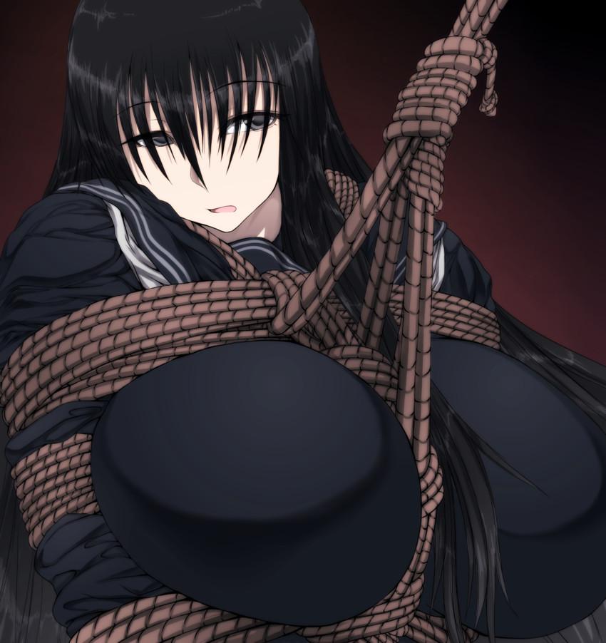 [Breast bondage,Japanese Anime,England student uniform]