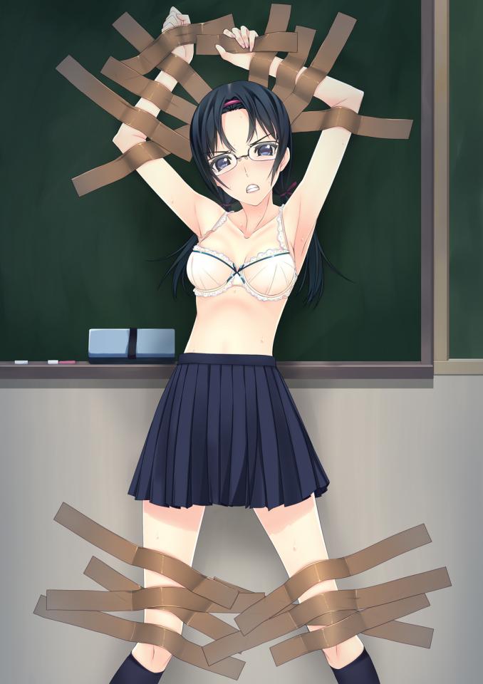 F-ISM - 村上水軍 不露點系列 [Japanese Anime,England student uniform,f-ism,tape bondage]