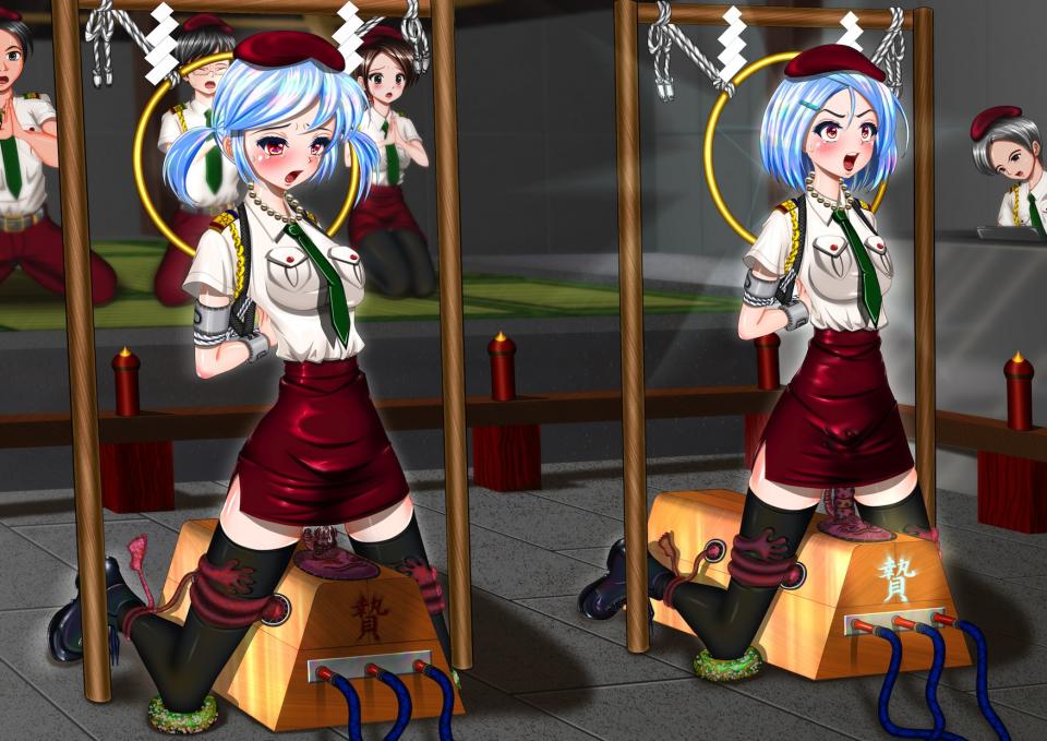 一些动漫杂图 - 都是捆绑图片 [Japanese Anime,England student uniform,Stockings,Viberator,Buttplug]