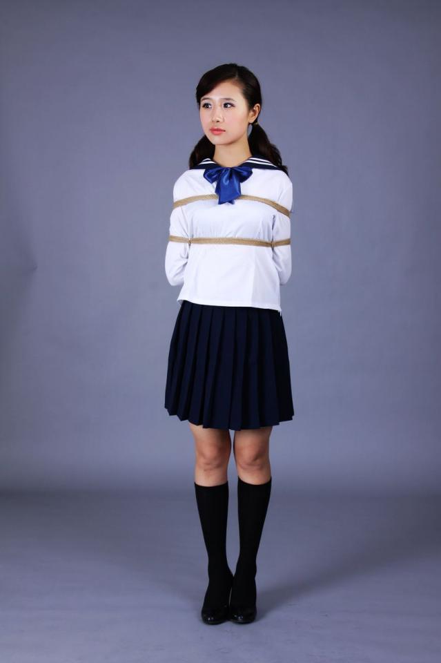 馨缘学生装 [馨缘,Boxtie,Breast bondage,England student uniform]