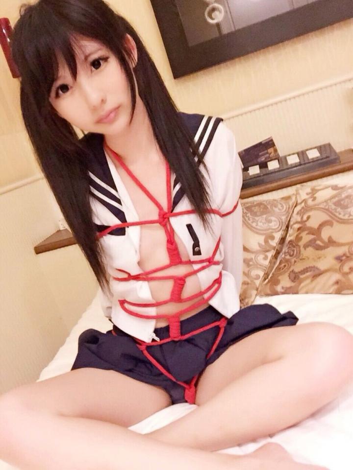  [Sailor suit,Tortoise shell tie,Japanese Female,England student uniform,Chinese Female,Crotch rope tie,Bound arms behind]
