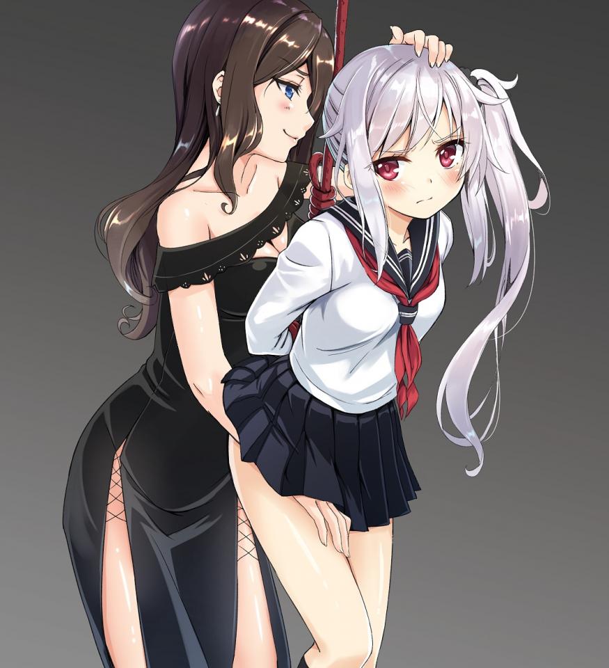  [Sailor suit,Japanese Anime,England student uniform,Strappado Bondage,Lesbian]