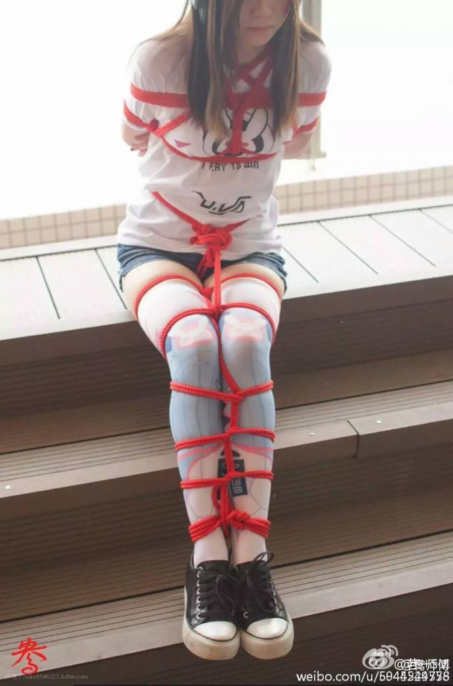  [Boxtie,Breast bondage,Stockings,Chinese Female]