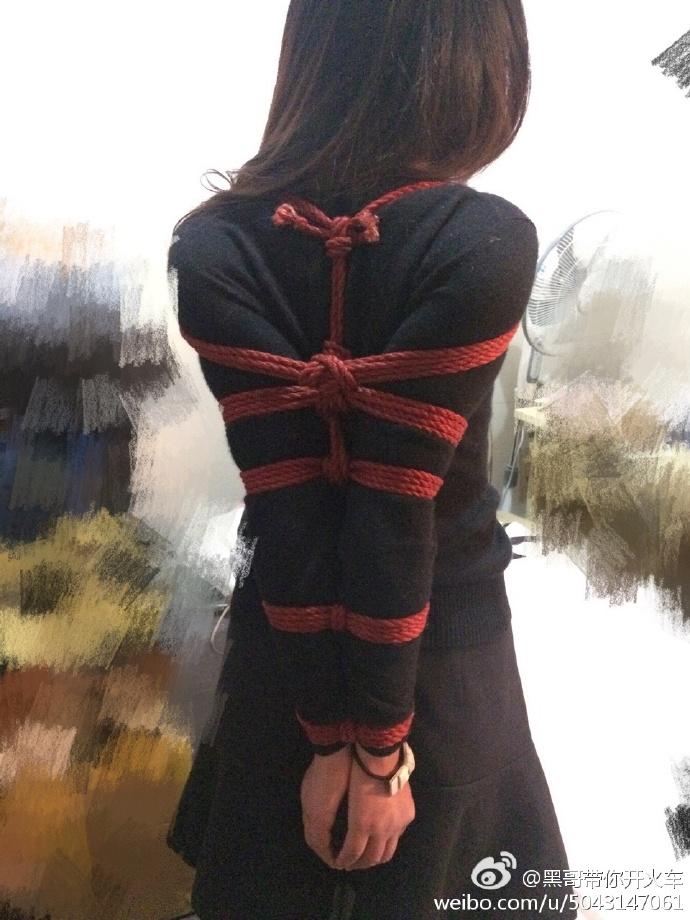 绳艺 [西式（直臂并肘）,中国女孩,蜻蜓缚]