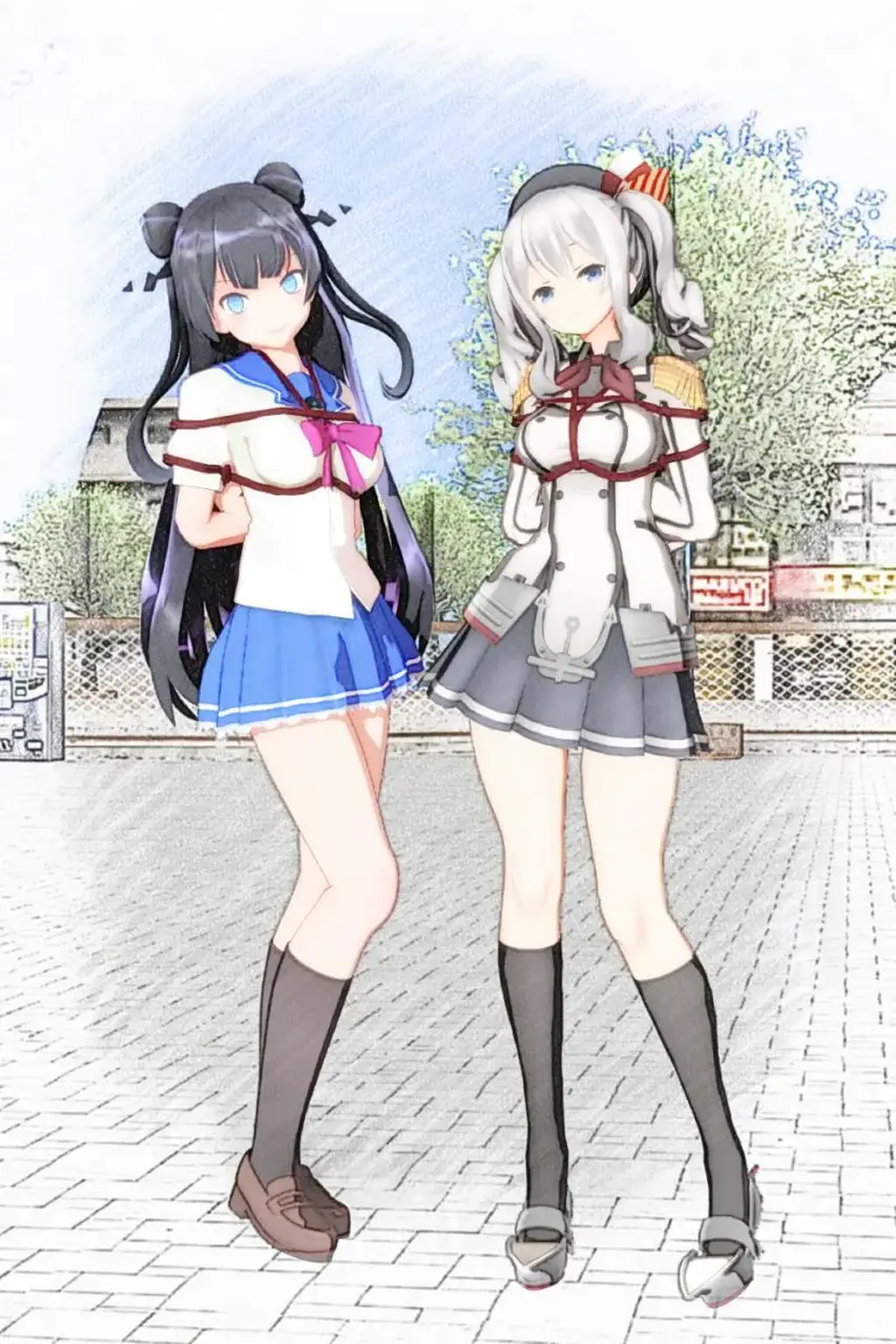 P站高分图第7期 - 都是200分以上的好图哦，赶紧收藏 [学生（水手服）,胸缚,日本动漫,鹿岛]