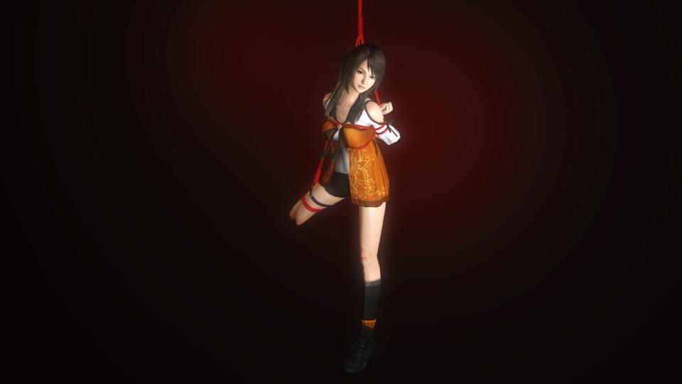 你们的2B小姐姐 - 原图来自p站@SMNV [日本美女,单脚吊缚,3D画]