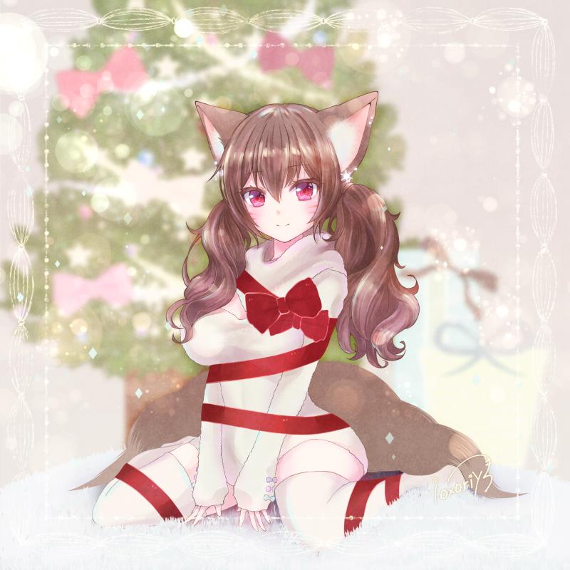 触手責め [Necomimi,Breast bondage,Japanese Anime,Bandage]