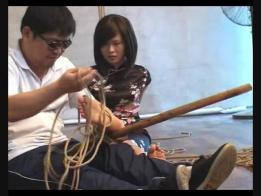 Qute girl 2 This is the other half of the dyqy.com old video. The girl is qute and the hog tie is great. I don't know who she is or when this was made. 