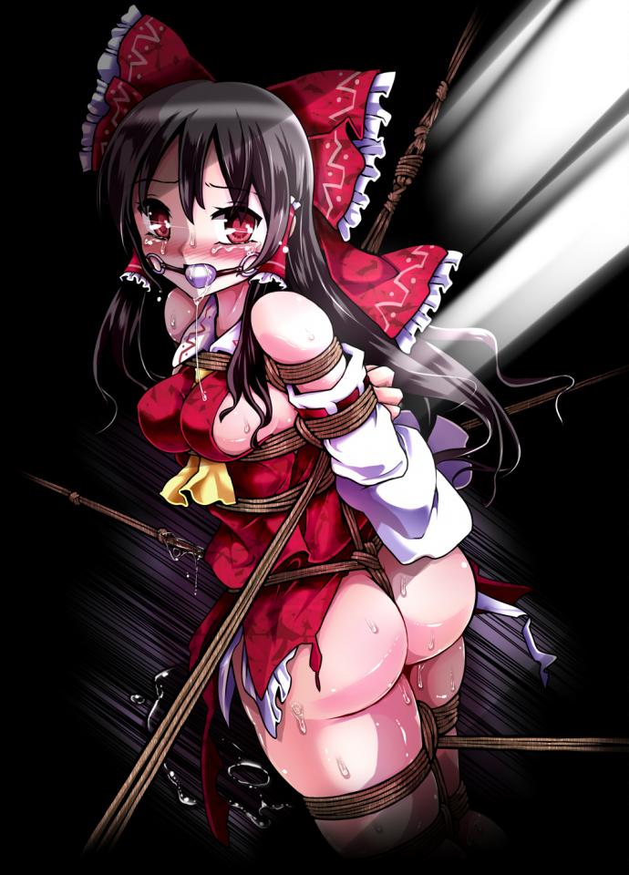 画师【lilish秋季例大祭】3 [吊缚,堵嘴,胸缚,日本动漫,职业（巫女）,股绳,游戏,后手缚（低混乱值）]