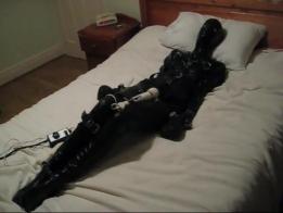 latex bodybag bondage  latex bodybag bondage 