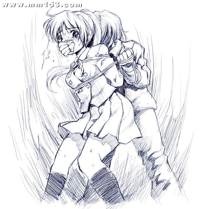 一些黑白拘束B1 [Sailor suit,Japanese Anime]