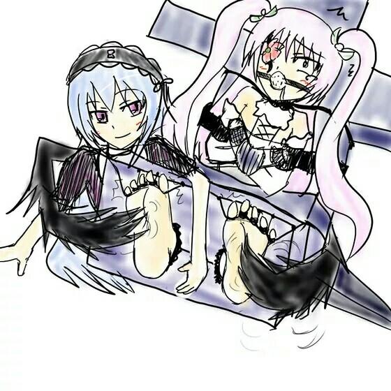 少女之围 - 想不出好名字 [Gag,Japanese Anime,Tickling,Chinese shackle,Lesbian,Bare Foot,Feet fetish,Gothic]