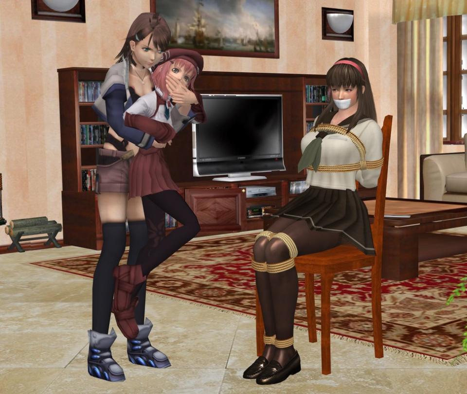  [Sailor suit,Gag,Breast bondage,3D CG]