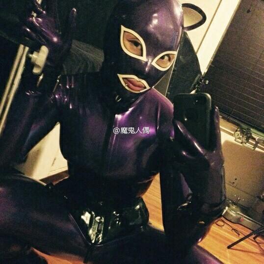  [Necomimi,latex bodysuit]