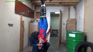 Spidey Girl hung up by her boots Michelle Peters - Spidey Girl hung up by her boots<br><br>Hunterslair.com
