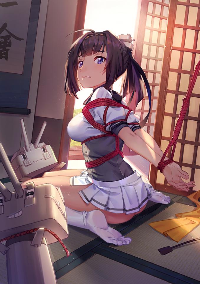  [Sailor suit,Japanese Anime,White Pantyhose,Strappado Bondage,Socks]
