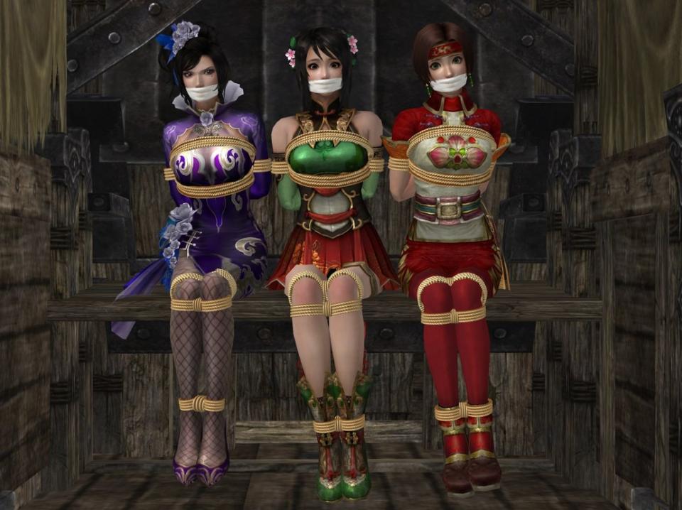 真三国无双 [日式反绑,堵嘴,3D画,中国女孩]