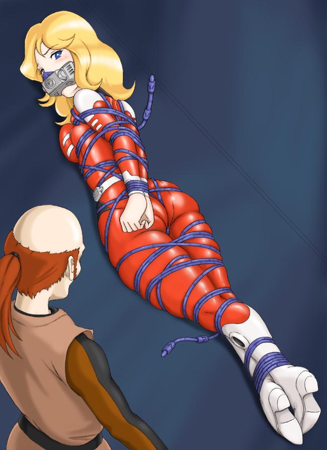  [Boxtie,Breast bondage,Japanese Anime,Elbows tied,Tentacle,Western Anime,Bound arms behind,Leotard]