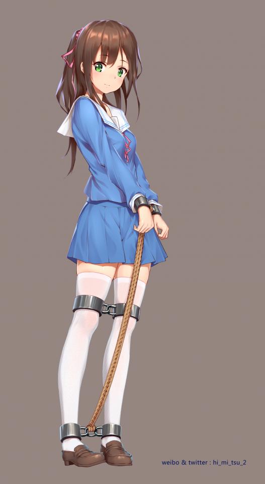  [Sailor suit,Handcuff,Japanese Anime,Anklet,White Pantyhose,Stockings,Chinese Anime,ひみつ,Leg cuffs]