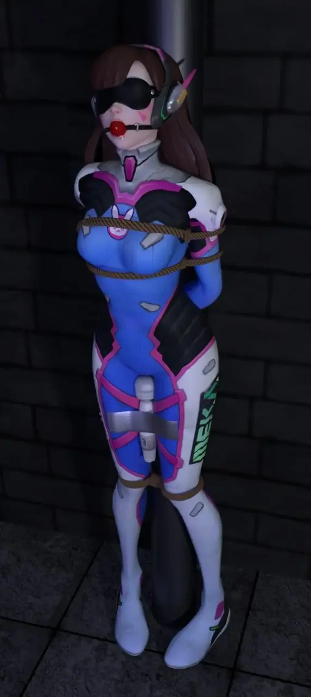 dva [堵嘴,3D画,眼罩/蒙眼,震动棒]