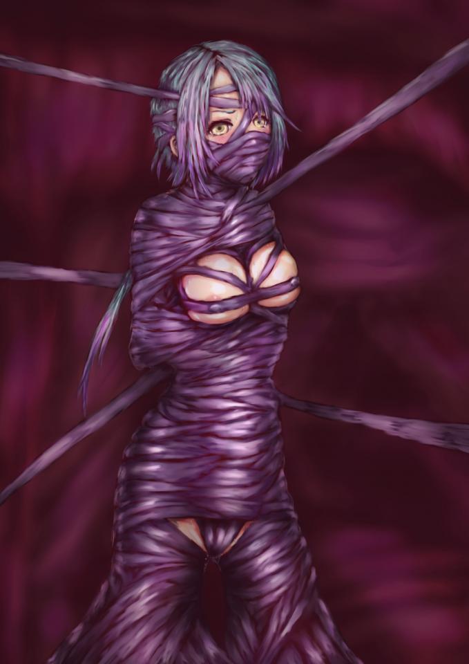 p站摸的 - 來源pixiv [堵嘴,胸缚,日本动漫,触手,股绳,木乃伊/全包,后手缚（低混乱值）]