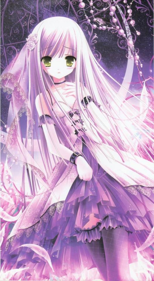 动漫美少女 [礼服（婚纱）,手铐,日本动漫]