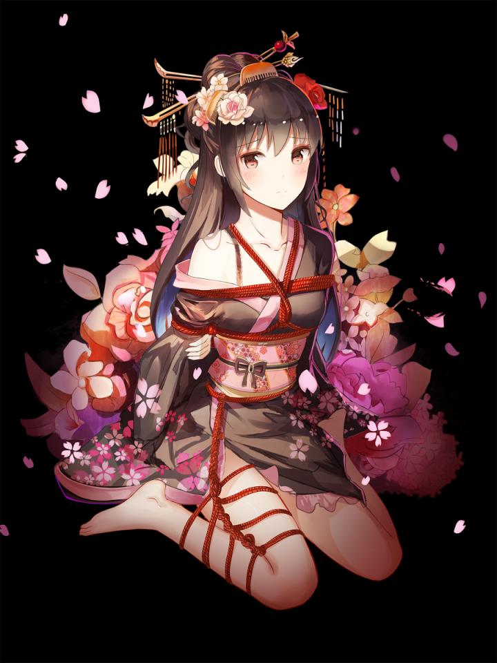  [Boxtie,Kimono,Breast bondage,Japanese Anime]