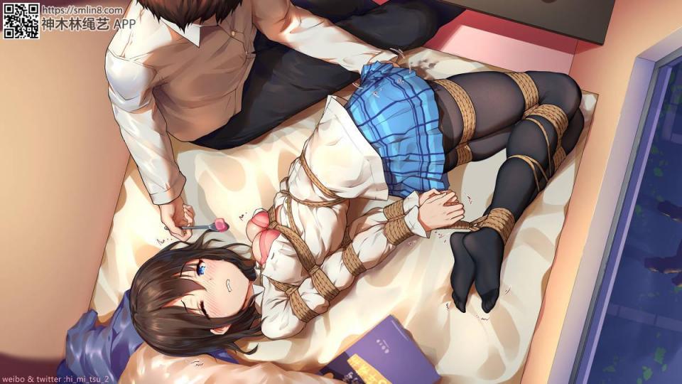  [Boxtie,Pantyhose,Hogtie (Lying on stomach),Japanese Female,Breast bondage,Japanese Anime,England student uniform]