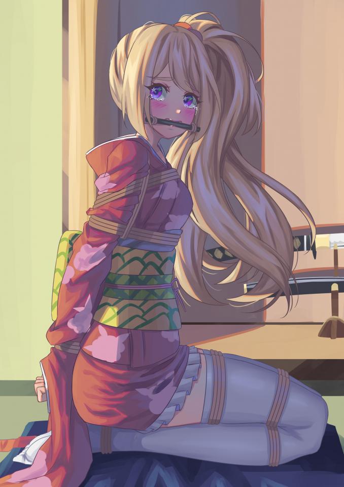  [Boxtie,Kimono,Gag,Japanese Anime,White Pantyhose,Stockings,Opener]