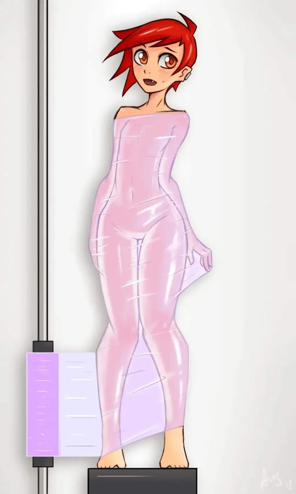  [Mummification,Western Anime,Saran Wrap]