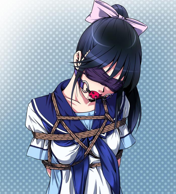  [Sailor suit,Gag,Breast bondage,Japanese Anime,Blindfolded]