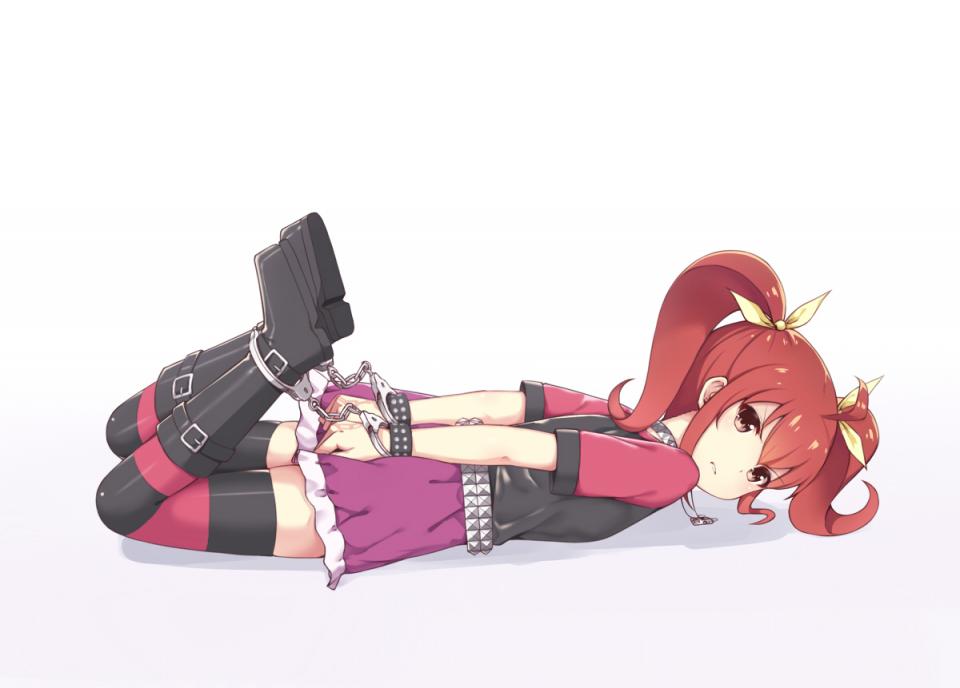  [Hogtie (Lying on stomach),Handcuff,Japanese Anime]