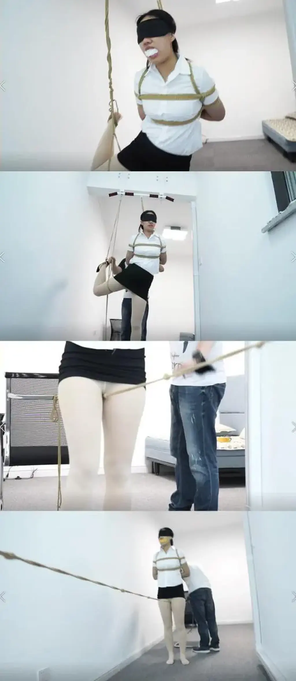 【多多洛绳艺摄影】女白领受训记 【多多洛绳艺摄影】<br>我们采用专业的高清摄像机和精美服装道具，做高品质的绳艺视频作品。希望多多支持！<br>视频内容：女白领受训记<br>视频尺寸：1280*720<br>视频大小：309MB<br>注:网盘为高清版。