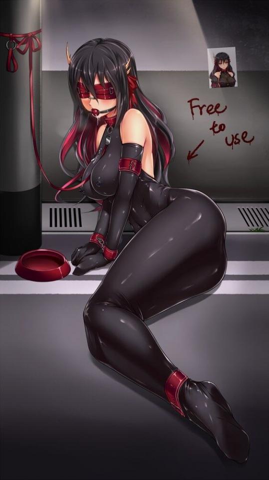  [Gag,Handcuff,Japanese Anime,latex bodysuit,Dog chain,Blindfolded,Mummification,Belt,Leotard,Encasement]