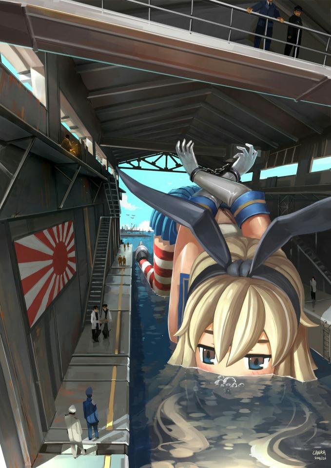  [Rabbit ears,Handcuff,Japanese Anime,Drowning,岛风]