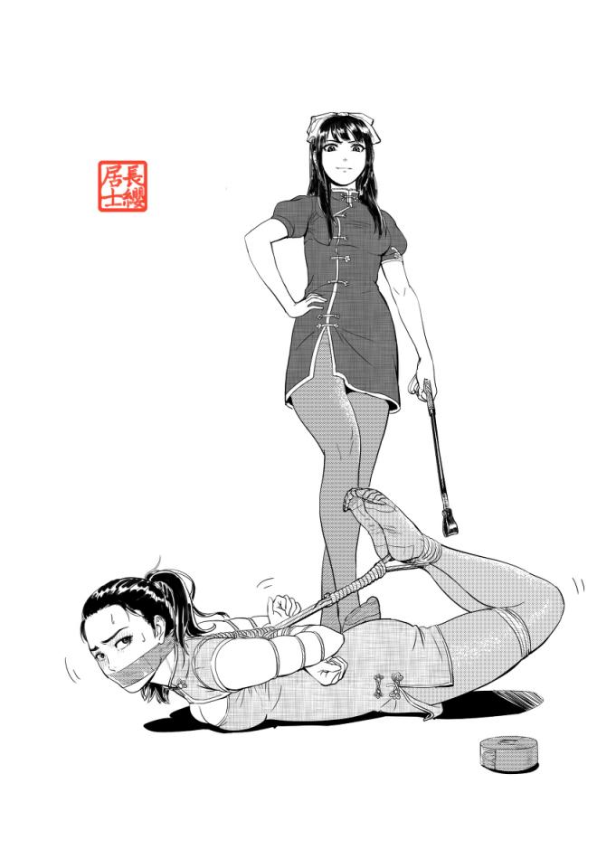 P站高分图第33期 [民族（旗袍）,驷马（俯卧）,堵嘴,中国女孩,胶带]