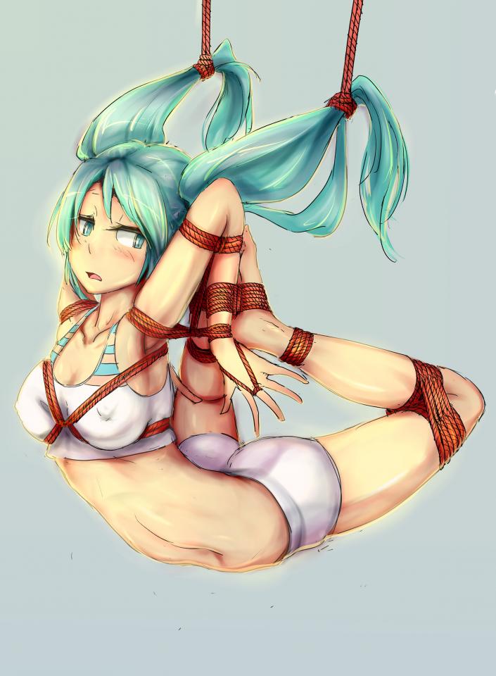  [Hogtie (Lying on stomach),Japanese Anime,Hatsune Miku]