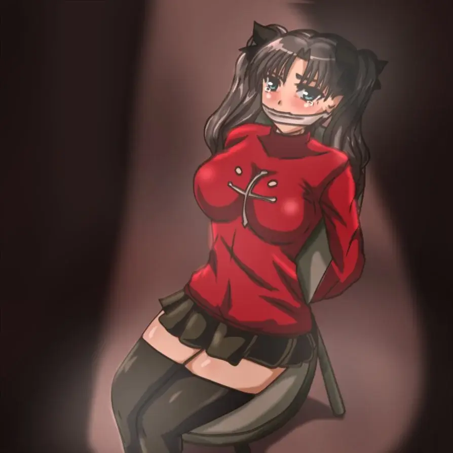 有些奇怪的fate [丝袜,堵嘴,日本动漫,远坂凛]