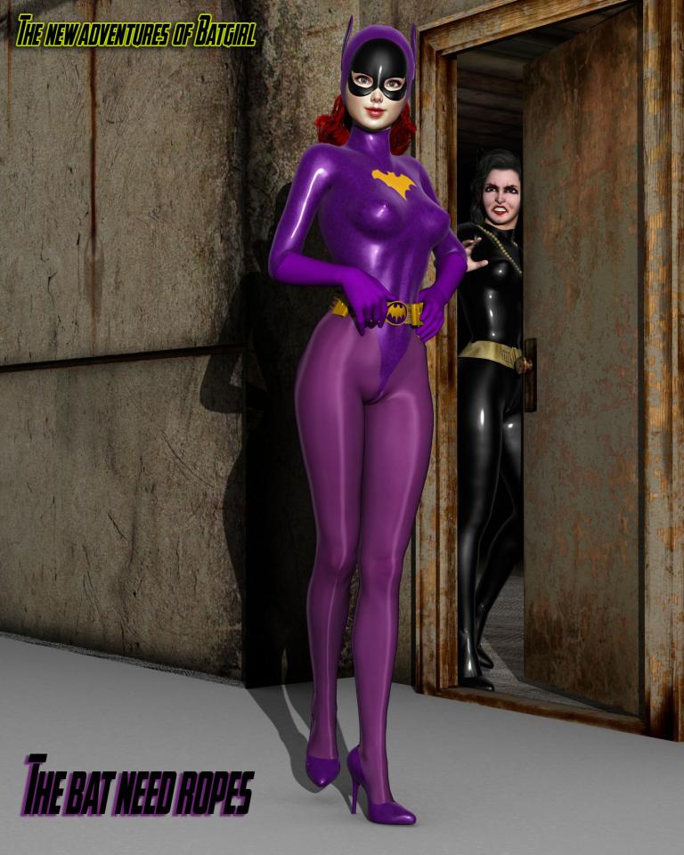 The New Adventures Of Batgirl_ The Bat Need Ropes [高跟鞋,3D画,欧美动漫,泳装（连体）]