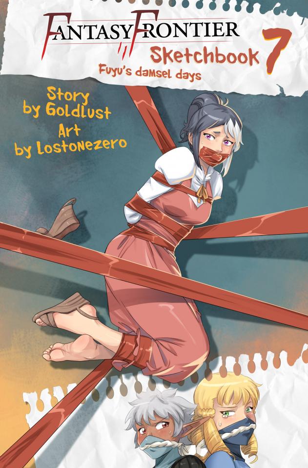 Fantasy Frontier Sketchbook 7 - 作者：lose onezero 。送四张其它。 [Gag,Upside down suspension,Mummification,Western Anime]