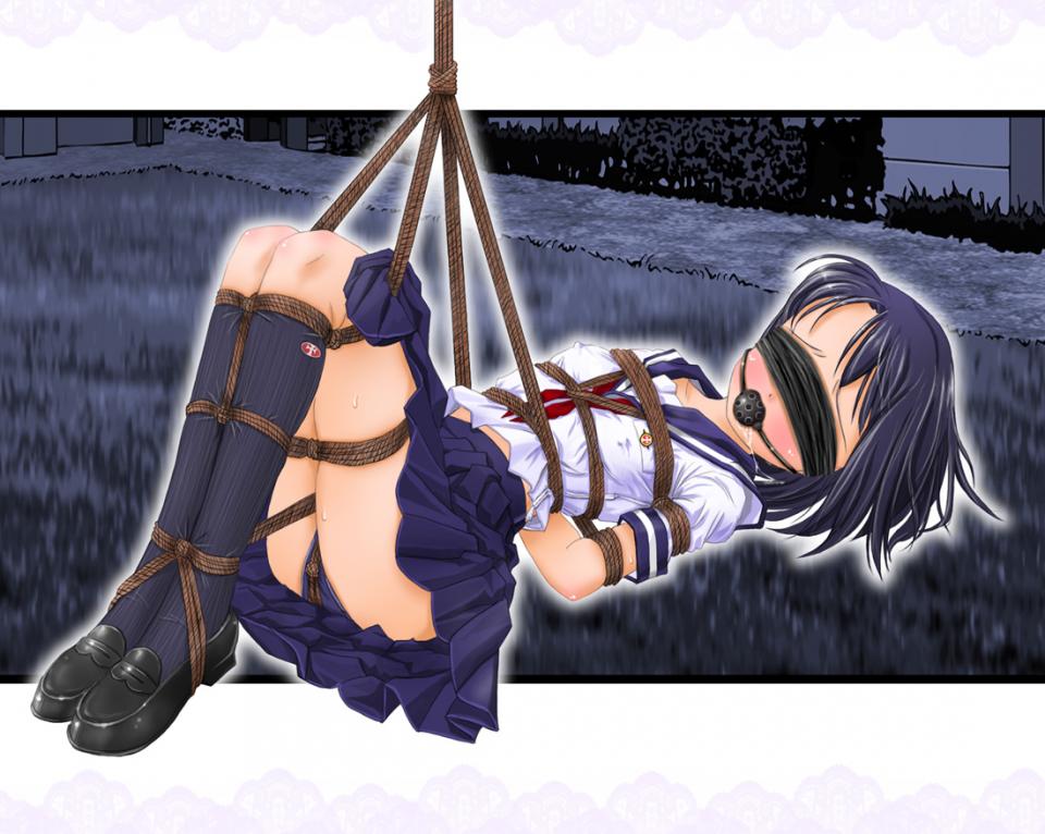  [Suspension ,Gag,Japanese Anime,Blindfolded]